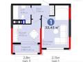 1-комнатная квартира · 33.5 м² · 2/9 этаж, Е 908 23 за 21 млн ₸ в Астане, Нура р-н — фото 4