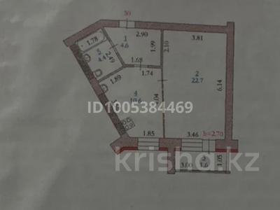 1-бөлмелі пәтер · 43 м² · 7/9 қабат, Алтын орда ш/а., Батыс 2 микрорайон 4г, бағасы: 17.4 млн ₸ в Актобе, мкр. Алтын орда