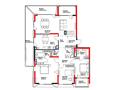 4-комнатная квартира · 184.36 м², мкр Горный Гигант, Оспанова 1а/11 за ~ 336.5 млн ₸ в Алматы, Медеуский р-н — фото 3