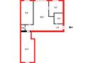 3-бөлмелі пәтер, 52.9 м², 2/4 қабат, мкр Новый Город, Лободы, бағасы: 23.5 млн 〒 в Караганде, Казыбек би р-н — фото 3