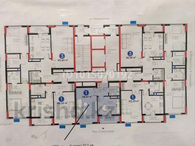 1-бөлмелі пәтер · 38.97 м² · 3/12 қабат, Сагадат Нурмагамбетов 17, бағасы: 29.9 млн ₸ в Астане, Сарайшык р-н