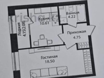 1-бөлмелі пәтер · 40 м² · 10/12 қабат, Улица Чингиз Айтматов, 79/1 79/1, бағасы: 21.5 млн ₸ в Астане, Сарыарка р-н
