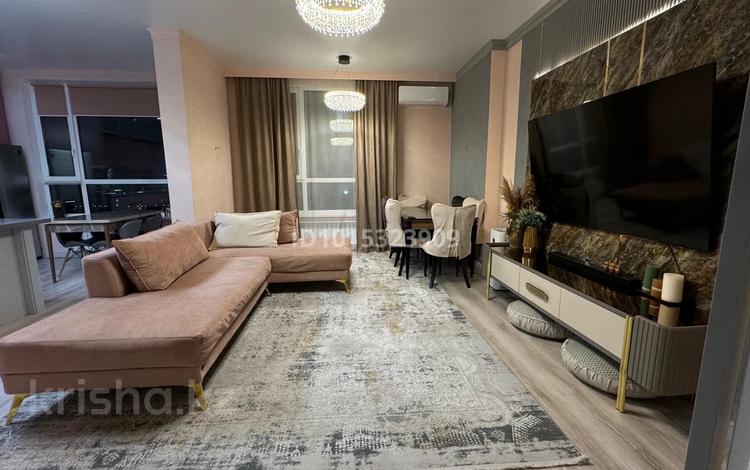 4-комнатная квартира · 120 м² · 17/18 этаж, Санжара Асфендиярова 3 за 77 млн ₸ в Астане, Нура р-н — фото 2
