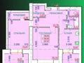 2-комнатная квартира · 67.41 м² · 2/9 этаж, Курганская за 25 млн ₸ в Костанае