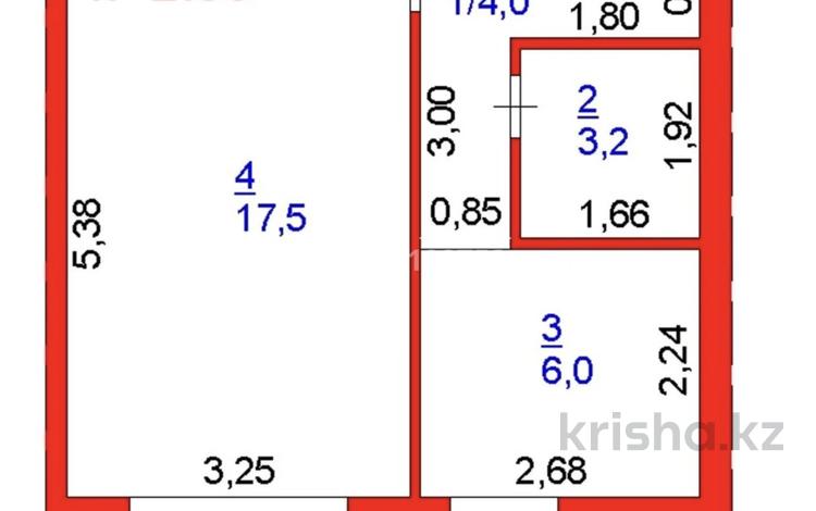 1-бөлмелі пәтер · 30.7 м² · 1/5 қабат, Олжабай батыра 54/2, бағасы: 12.9 млн ₸ в Павлодаре — фото 2