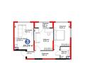 3-комнатная квартира · 65.59 м² · 3/6 этаж, мкр Кайрат 716/16 за 45.8 млн ₸ в Алматы, Турксибский р-н — фото 2