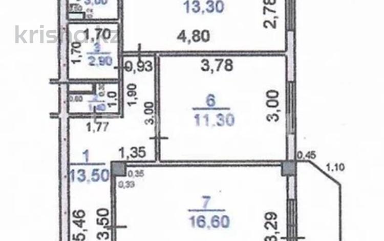 3-комнатная квартира, 74 м², 4/5 этаж, Арай 2 11 — НИШ за 21.5 млн 〒 в Таразе — фото 2