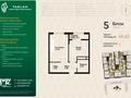 1-бөлмелі пәтер · 45.6 м² · 9/12 қабат, Макатаева - Байтурсынова 129/1, бағасы: 40.5 млн ₸ в Алматы, Алмалинский р-н — фото 2