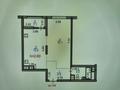 1-бөлмелі пәтер · 39 м² · 8/9 қабат, Райымбек 590/15, бағасы: 23.5 млн ₸ в Алматы, Наурызбайский р-н