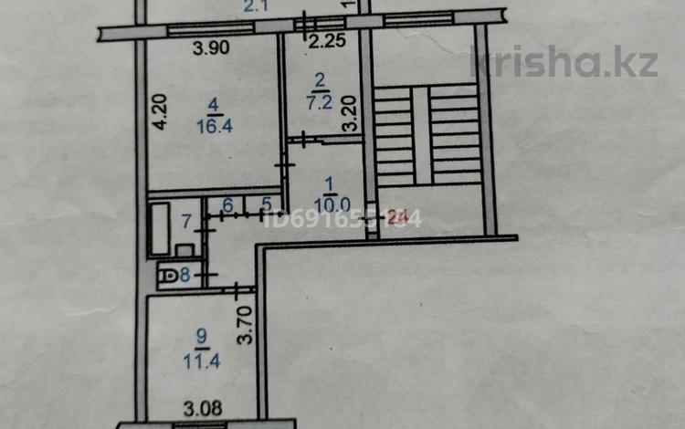 2-бөлмелі пәтер · 51.8 м² · 5/5 қабат, Гоголя 61 — ориентировочно находится возле магазина апельсин и раузет, бағасы: 20 млн ₸ в Костанае — фото 2