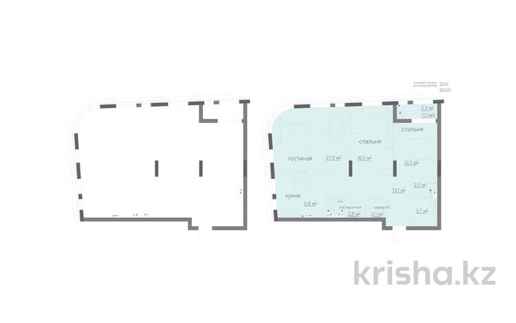 3-комнатная квартира · 98.5 м², мкр Новый Город, ​Проспект Нурсултана Назарбаева 4Б за ~ 69 млн ₸ в Караганде, Казыбек би р-н — фото 2
