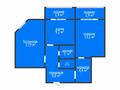 2-комнатная квартира · 61 м² · 4/9 этаж, Толстого 27 за 46 млн ₸ в Костанае — фото 2