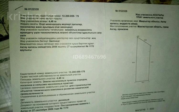 Жер телімі · 4.4 га, Актау, бағасы: 60 млн ₸ — фото 2
