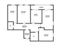 4-бөлмелі пәтер · 133.4 м² · 4/12 қабат, Абая 111, бағасы: 72 млн ₸ в Костанае — фото 2