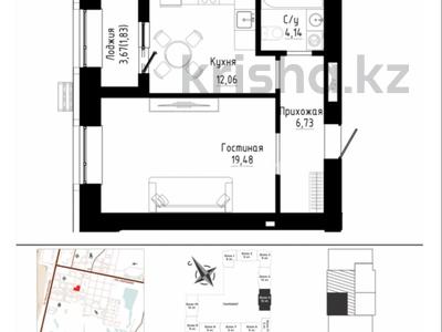 1-комнатная квартира · 44 м² · 7/12 этаж, Култегин 3 — Е-15 за 30 млн ₸ в Астане, Нура р-н