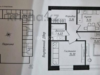 2-комнатная квартира · 55.4 м² · 4/12 этаж, Жумекен Нажимеденов 5 за 33.5 млн ₸ в Астане, Сарайшык р-н