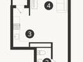 1-комнатная квартира · 29.7 м² · 3/7 этаж, Естай за ~ 16 млн ₸ в  — фото 6
