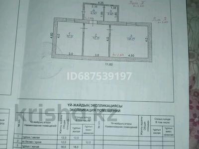 Жеке үй • 3 бөлмелер • 55.7 м² • 6 сот., Жолбарысхана 157 а — Остановка Бурыл, бағасы: 16.5 млн 〒 в Таразе