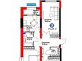 3-комнатная квартира, 84.24 м², 1/12 этаж, Бауыржана Момышулы 11 — Монке би за 47 млн 〒 в Алматы, Алатауский р-н