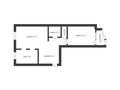 2-бөлмелі пәтер · 50 м² · 5/5 қабат, Ауельбекова, бағасы: 13.5 млн ₸ в Кокшетау — фото 9