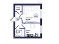 1-бөлмелі пәтер · 36.62 м², Бозарық ш/а, бағасы: ~ 11.7 млн ₸ в Шымкенте, Абайский р-н — фото 3