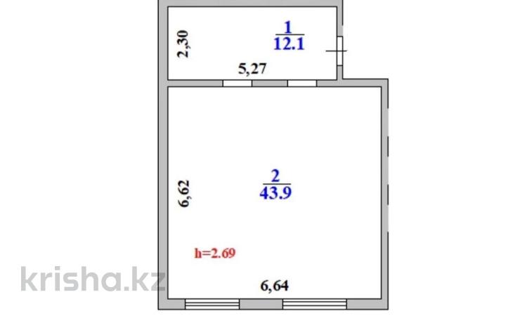 1-комнатная квартира · 56 м² · 6/10 этаж, Алтын Орда 7/1а за 24 млн ₸ в Алматы, Наурызбайский р-н — фото 2
