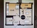 1-комнатная квартира · 37 м² · 6/9 этаж, мкр Пригородный, Мангелик ел 43/1 — Мангелик ел за 35 млн ₸ в Астане, Есильский р-н — фото 4