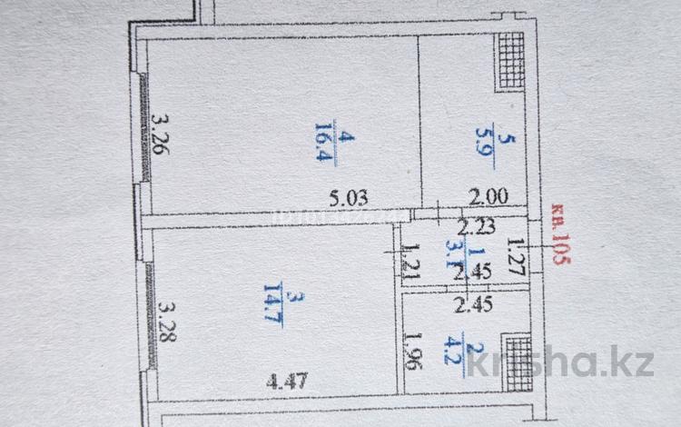 2-бөлмелі пәтер · 44 м² · 6/10 қабат, Райымбека 174/2, бағасы: 39 млн ₸ в Алматы, Алмалинский р-н — фото 2