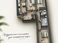 3-комнатная квартира · 86 м² · 17/22 этаж, Туран 57/1 за 62.5 млн ₸ в Астане, Нура р-н — фото 2