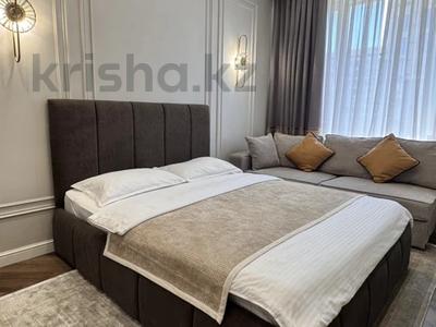1-комнатная квартира · 50 м² · 10/15 этаж, Манаса 109а за 25 000 ₸ в Алматы, Алмалинский р-н