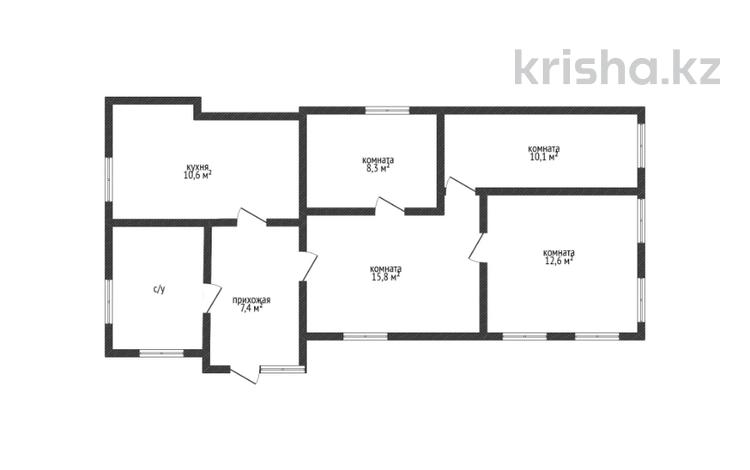 Отдельный дом · 4 комнаты · 71.3 м² · 2.1 сот., Леонида беды за 40 млн ₸ в Костанае — фото 2