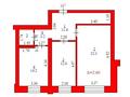 2-бөлмелі пәтер · 66.4 м² · 2/10 қабат, мкр 12 45Д, бағасы: 21 млн ₸ в Актобе — фото 7
