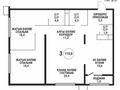 3-бөлмелі пәтер · 110.8 м² · 9/12 қабат, Розыбакиева 197/2, бағасы: 119 млн ₸ в Алматы, Бостандыкский р-н — фото 2