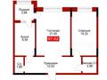 2-бөлмелі пәтер · 67.62 м², Азаттык 21/2, бағасы: ~ 30.4 млн ₸ в Атырау — фото 3