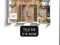 2-комнатная квартира · 75.5 м² · 6 этаж, Кокотем 25 — Возле 7 школы за 16 млн ₸ в Жанаозен — фото 2
