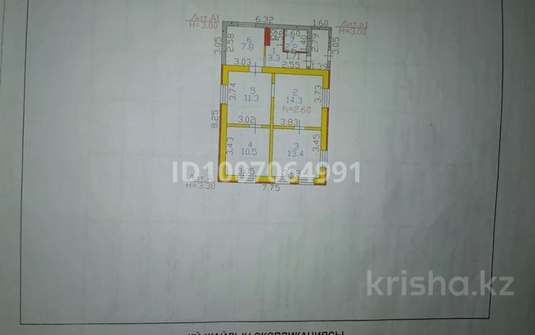 Отдельный дом · 3 комнаты · 62.8 м² · 49.5 сот., 6проезд 29 за 13.5 млн 〒 в Семее, Красный Кордон — фото 2