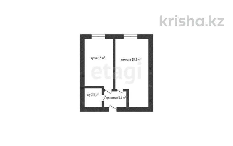1-бөлмелі пәтер · 36.8 м² · 2/5 қабат, Васильковский 20, бағасы: ~ 8.3 млн ₸ в Кокшетау — фото 2