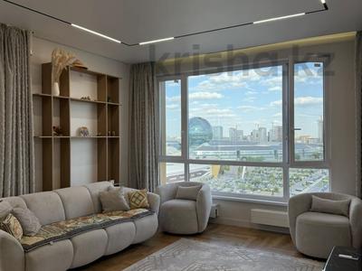 3-бөлмелі пәтер · 80 м² · 13 қабат, Турар Рыскулов 1, бағасы: 101 млн ₸ в Астане, Есильский р-н
