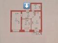 2-комнатная квартира · 53.1 м² · 8/9 этаж, Кудайбердыулы 24 за 22 млн ₸ в Астане, Алматы р-н — фото 2