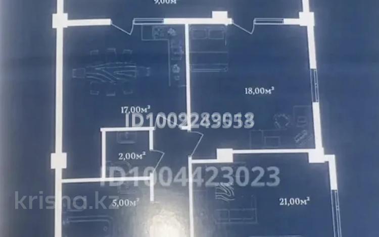 3-бөлмелі пәтер · 84 м² · 3/9 қабат, мкр Шымсити, Байдибек би 10/3, бағасы: 42 млн ₸ в Шымкенте, Абайский р-н — фото 2