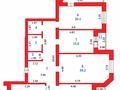 4-комнатная квартира · 165 м² · 4/6 этаж, мкр. Алтын орда, Батыс 2 57В — Шикарная просторная квартира! за ~ 64.9 млн ₸ в Актобе — фото 28