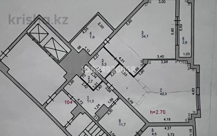 2-комнатная квартира, 123.3 м², 11/12 этаж, Генерала Дюсенова 22 за 47 млн 〒 в Павлодаре — фото 9