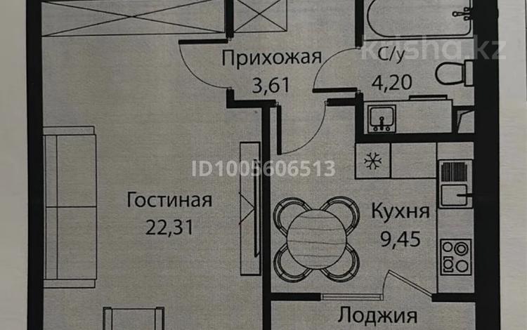 1-бөлмелі пәтер · 40 м² · 3/12 қабат, Тауелсиздик 25/2, бағасы: 32.5 млн ₸ в Астане, Алматы р-н — фото 2