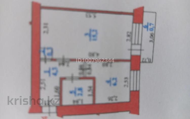 1-комнатная квартира · 30 м² · 4/5 этаж, мкр Омега, Кокшетау 16 — рынок алтын алма за 7.9 млн ₸ в Уральске — фото 2