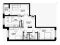 3-комнатная квартира · 86.9 м², просп. Кошкарбаева - просп. Жумабаева за ~ 41.5 млн 〒 в Астане, Алматы р-н — фото 3