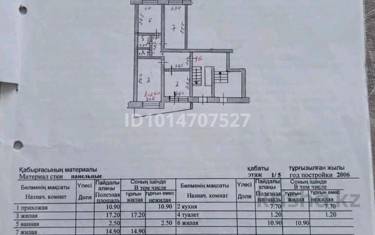 3-бөлмелі пәтер · 65 м² · 1/5 қабат, Дружба 22, бағасы: 12 млн ₸ в Кандыагаш — фото 3