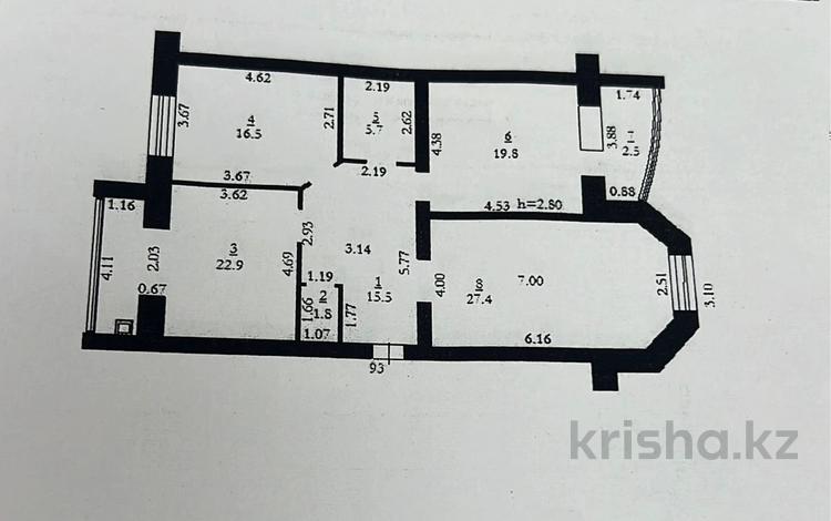 3-бөлмелі пәтер, 118 м², 1/5 қабат, мкр. Алтын орда — Мустафа Шокая, бағасы: 33 млн 〒 в Актобе, мкр. Алтын орда — фото 2