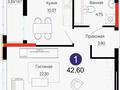 1-комнатная квартира · 42.6 м² · 14/18 этаж, Е 882 — Е.Серкебаева за 24.9 млн ₸ в Астане, Сарыарка р-н — фото 3