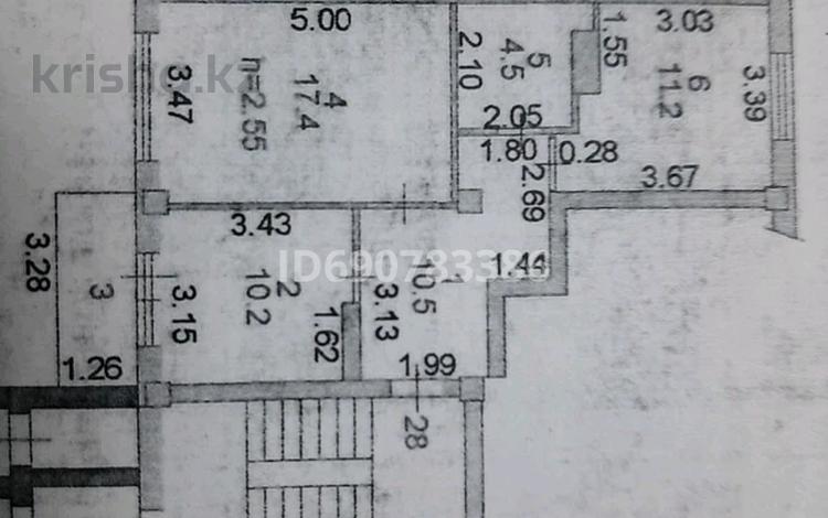 2-комнатная квартира, 55 м², 1/9 этаж, Карагайлы 26 — супермаркета Акшын за 18.5 млн 〒 в Семее — фото 2