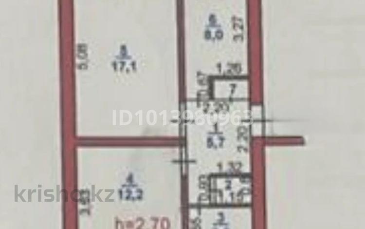 2-бөлмелі пәтер · 54 м² · 5/5 қабат, Телецентр 14, бағасы: 14 млн ₸ в Таразе — фото 2